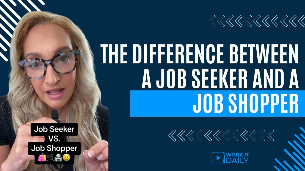 JOB SEEKER VS JOB SHOPPER 🛍️🛒🏪🤑