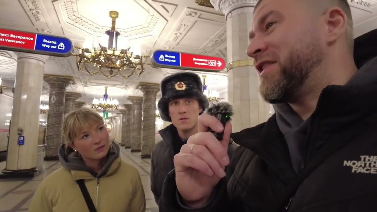 British Couple in SHOCK in Russian Metro