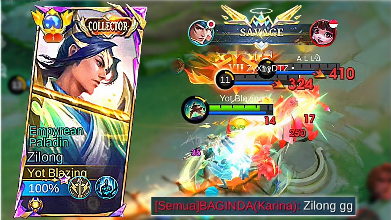 ZILONG GW DI BIKIN KESEL KARNA DI HBD KARINA MULU!! MODE NGAMOK AKTIF SAVAGE PUN TERJADI!!🔥