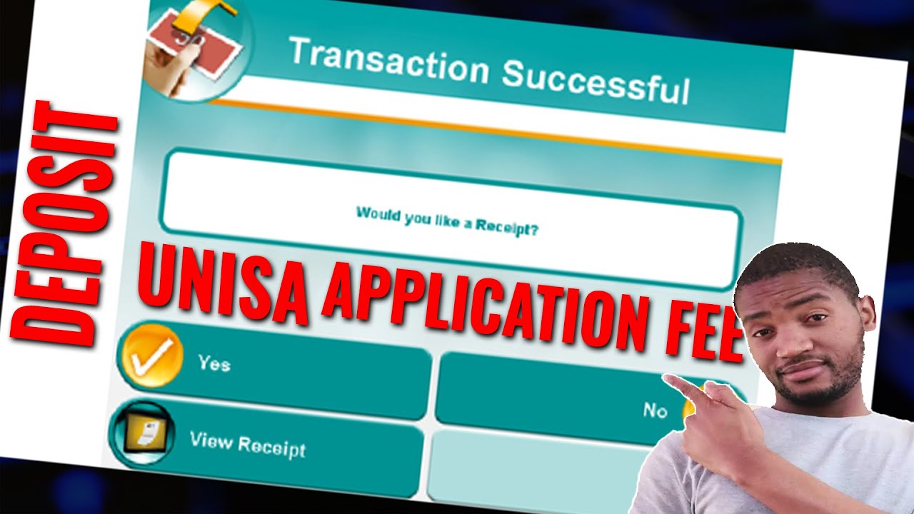 How to deposit the application fee at FNB/ ABSA for UNISA | 2023 UNISA online applications