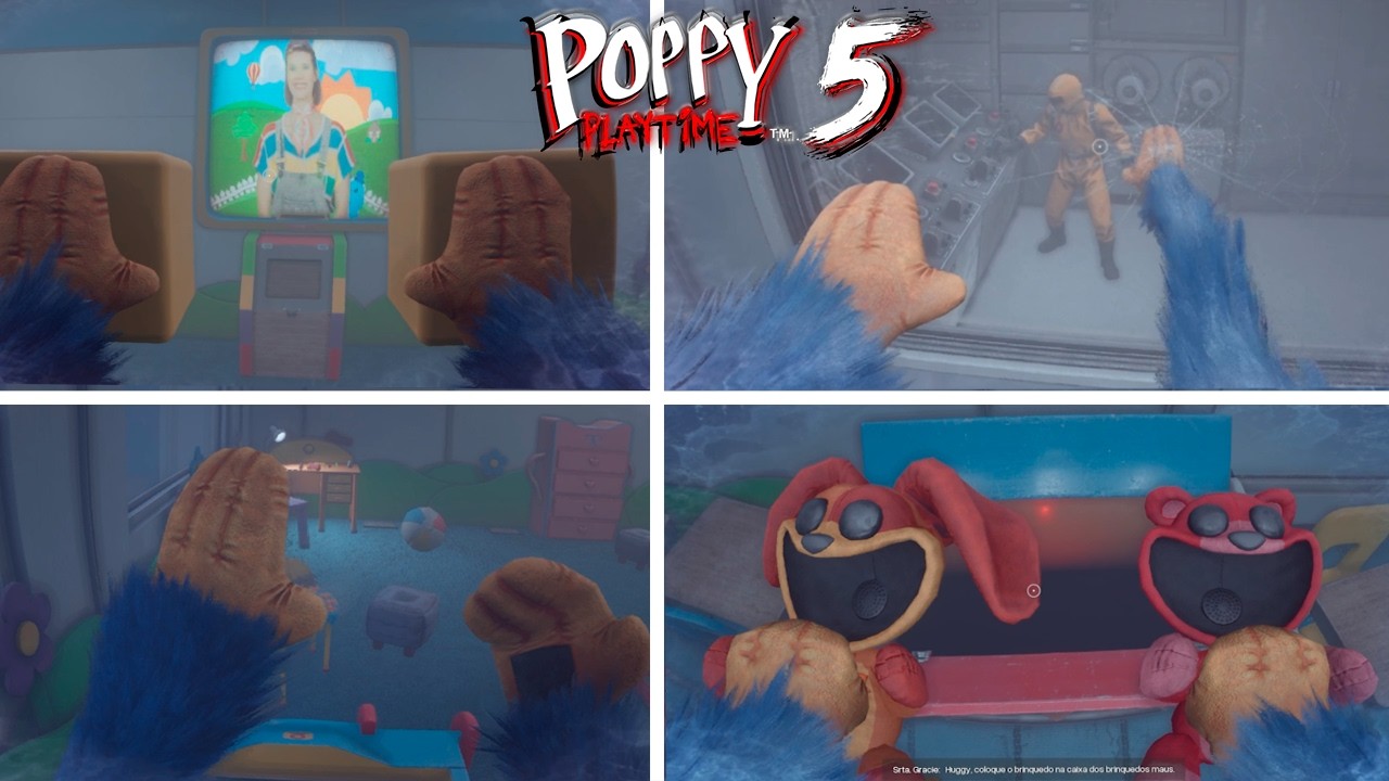 Huggy Wuggy Todas as Memórias - Poppy Playtime: Chapter 5