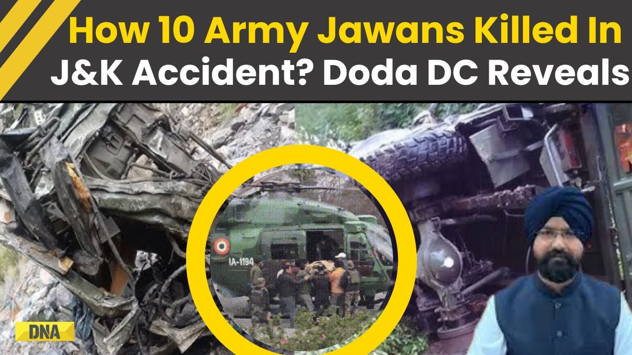 Jammu Kashmir News: J&K's Doda DC Says 10 Indian Army Soldiers Killed As Vehicle Falls Into Gorge