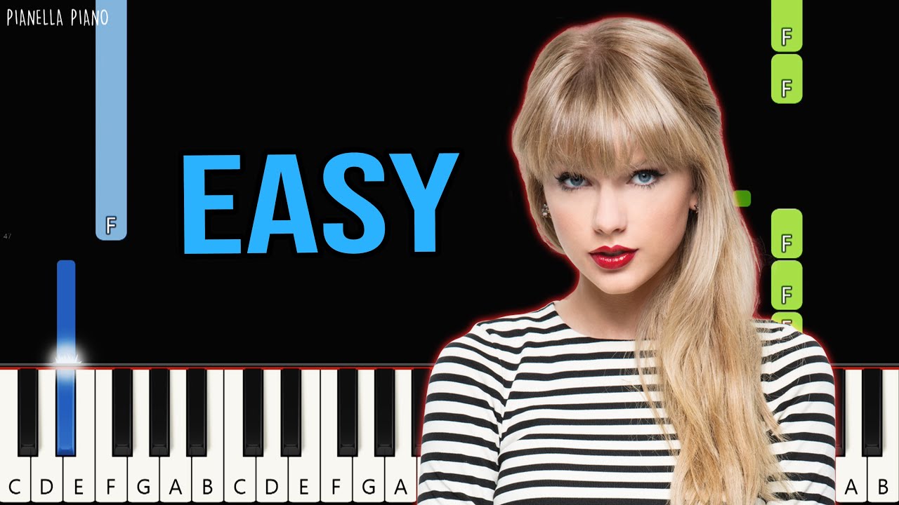 Taylor Swift - cardigan | Piano Tutorial (EASY) by Pianella Piano