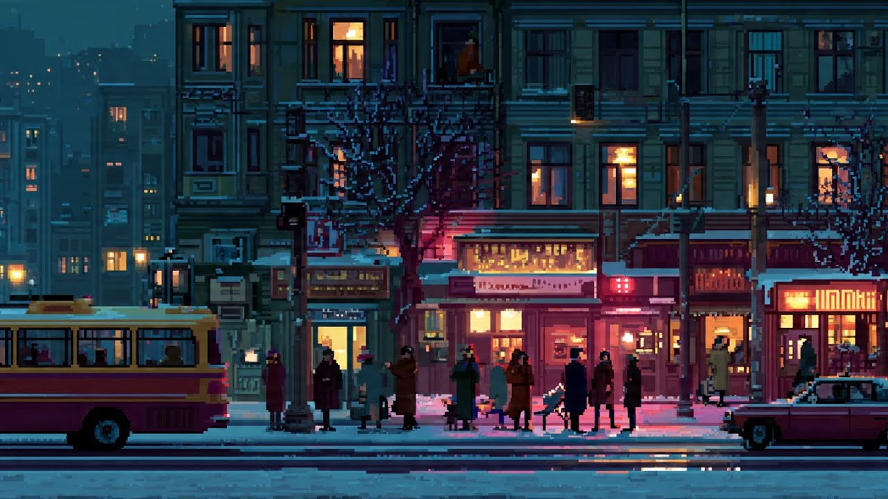 Unwind with Lofi Jazz Groove for Peaceful Winter Nights 🌙✨