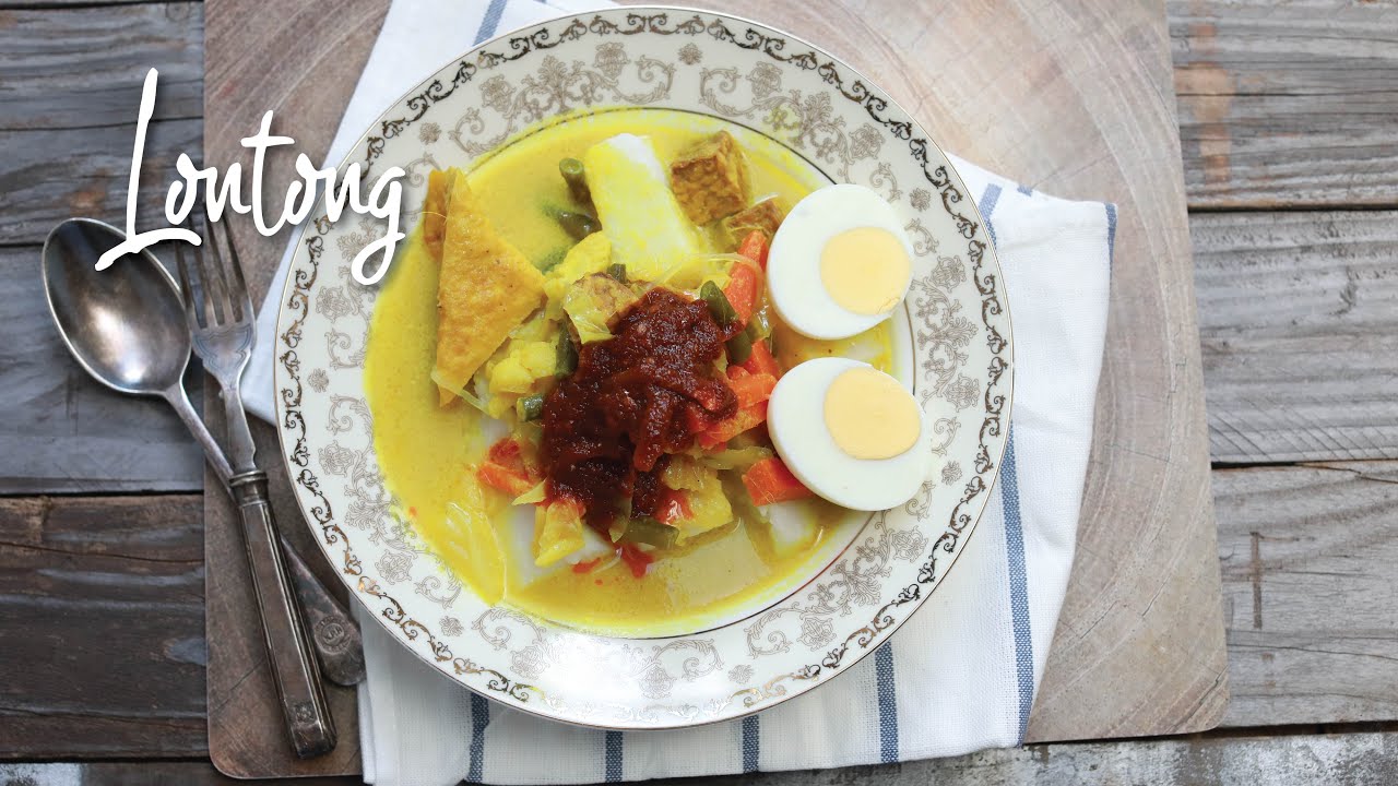 Lontong sedapnya menu sarapan pagi