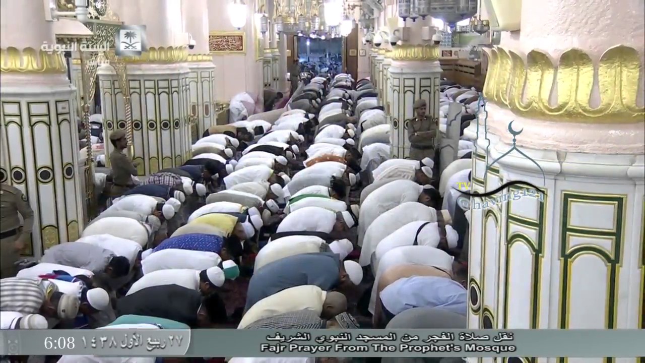 صلاة الفجر الإثنين 27-3-1438هـ للشيخ علي الحذيفي