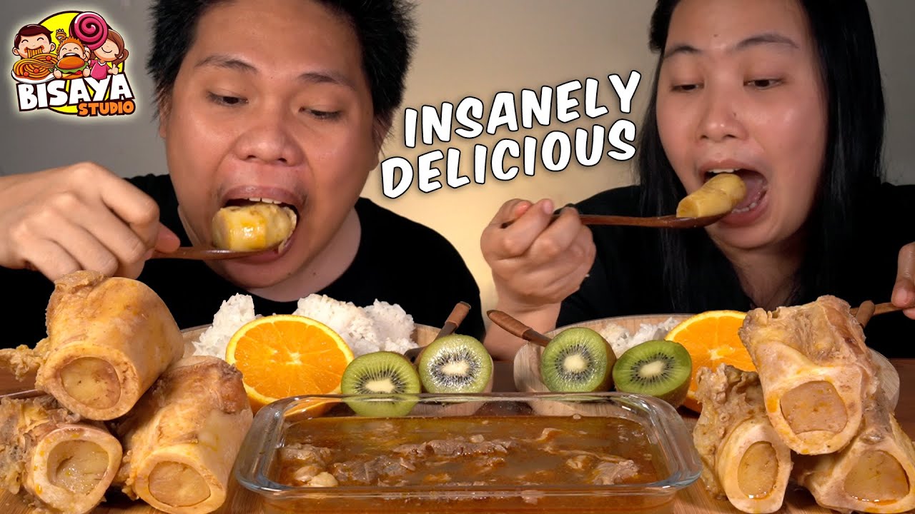 BONE MARROW + CANSI MUKBANG - a combination of BULALO and SINIGANG | ILONGGO FAMOUS DISH