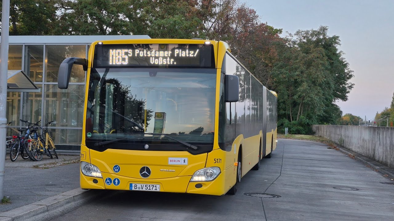 Bus Berlin | Aussetzermitfahrt im M85 von S Lichterfelde Süd bis U Anton-W.-Amo-Str. im MB GN21 5171