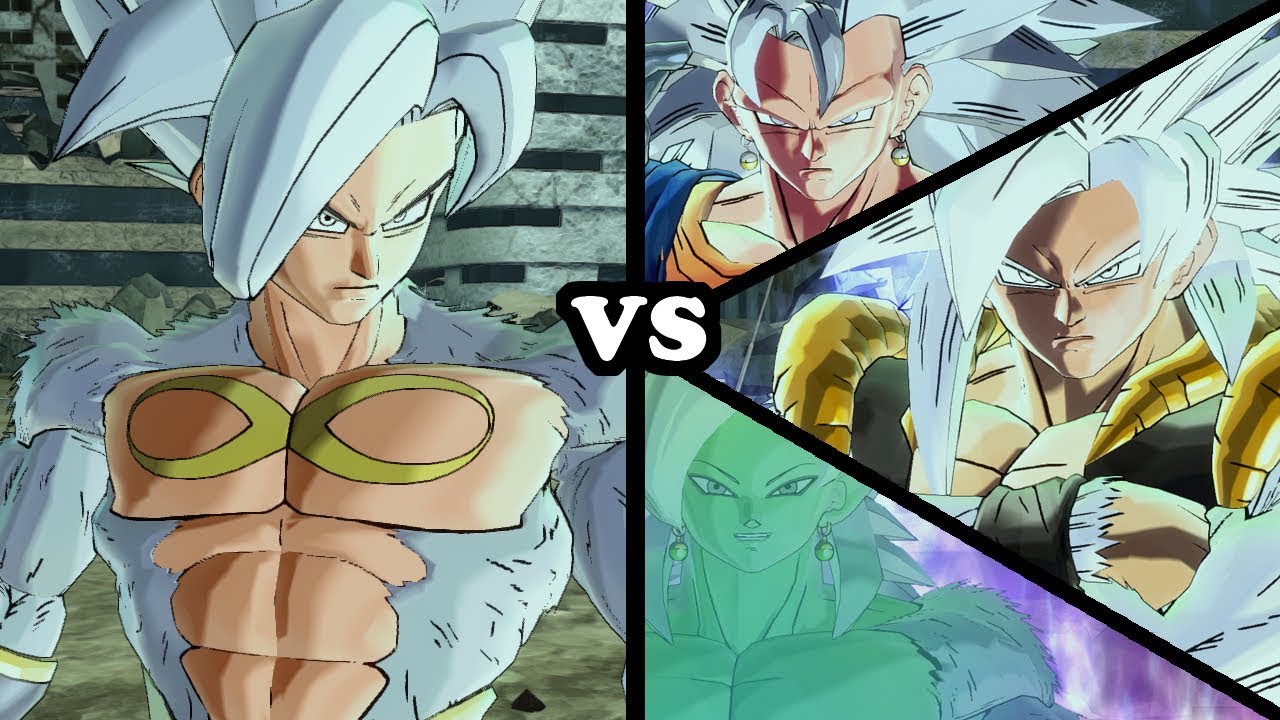 UNIVERSE DESTROYED! Divine Buuzer VS Vegito SSJ3 UI, Gogeta SSJ4 UI & Fused Zamasu SSJ4 UI - DB XV 2