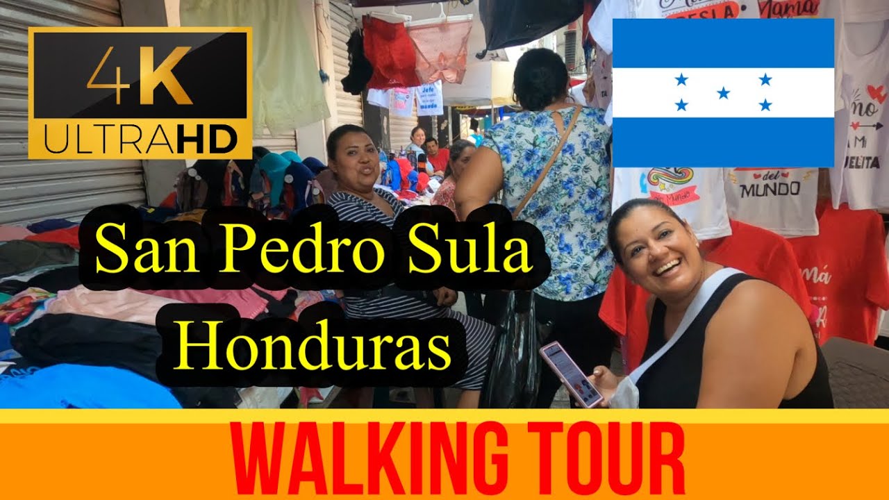 🇭🇳 Experience the People of San Pedro Sula ~ Walking Tour - Honduras