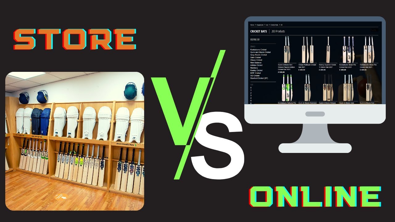 Should You Buy Your Cricket Bat Online Or In-Store?