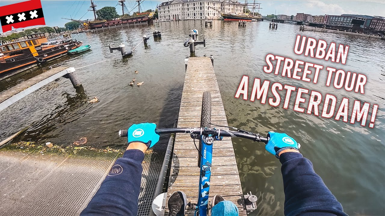 URBAN MTB STREET TOUR Amsterdam, Netherlands!