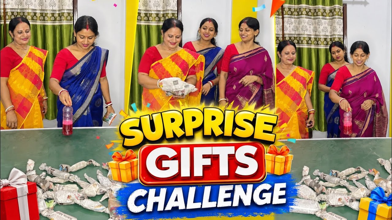 Flip The Bottle and Win Surprise Gifts | New Bengali Challenge Video | S Paul Family Challenges 