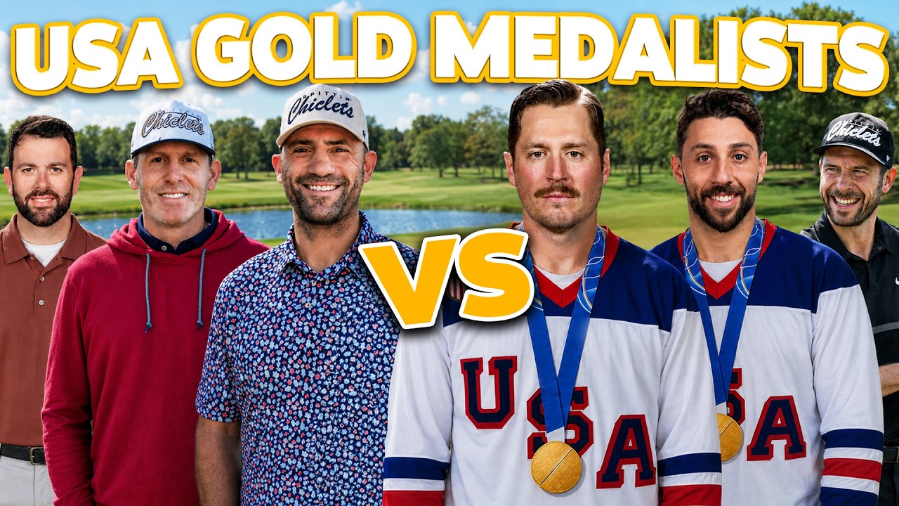 USA GOLD MEDALISTS J.T. MILLER & VINNY TROCHECK + MARK PYSYK &bull; SANDBAGGER SCRAMBLE