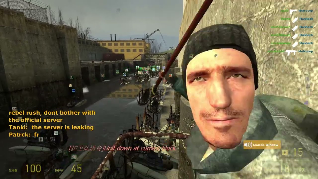 approximately 150 players half-life 2 Synergy