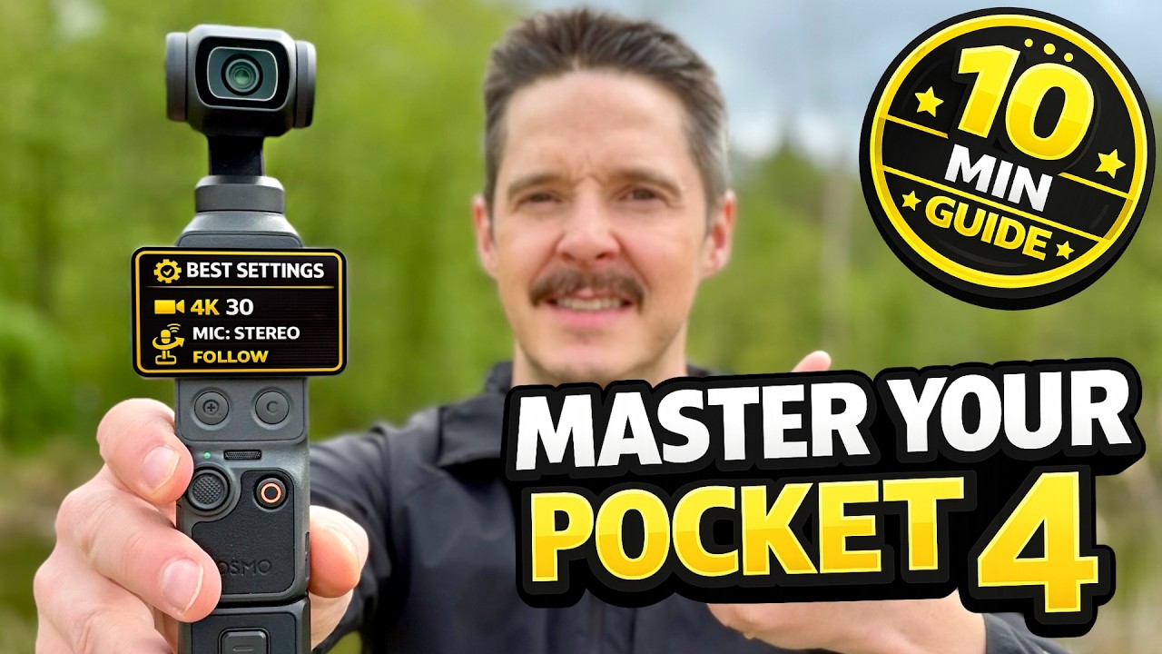 DJI Osmo Pocket 4 &mdash; ЕДИНСТВЕННЫЕ настройки, которые вам нужны (Гайд на 10 минут)
