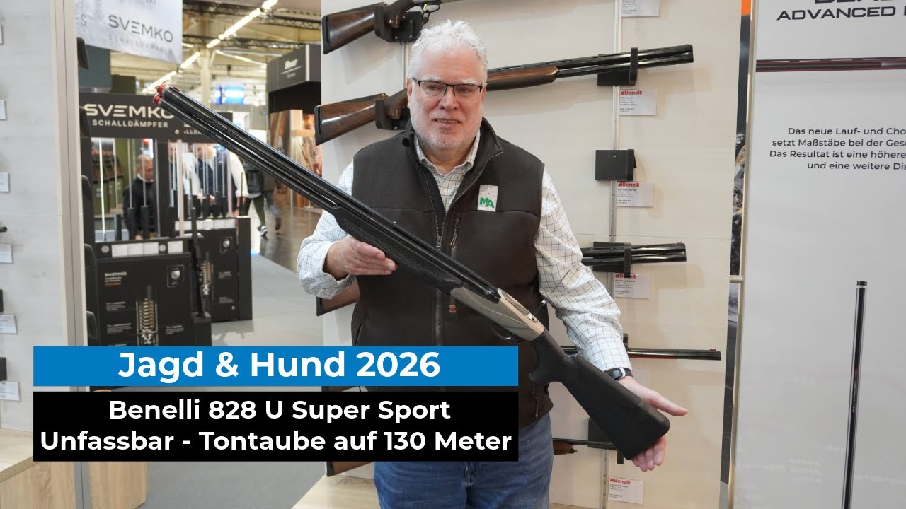 Jagd & Hund 2026: Die Benelli 828 U Super Sport