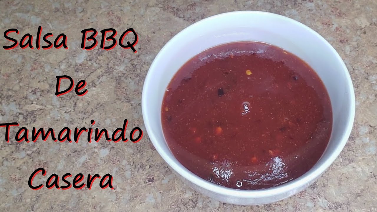 Como Prepara LA MEJOR Salsa BBQ de Tamarindo Casera/ Salsa para carnes