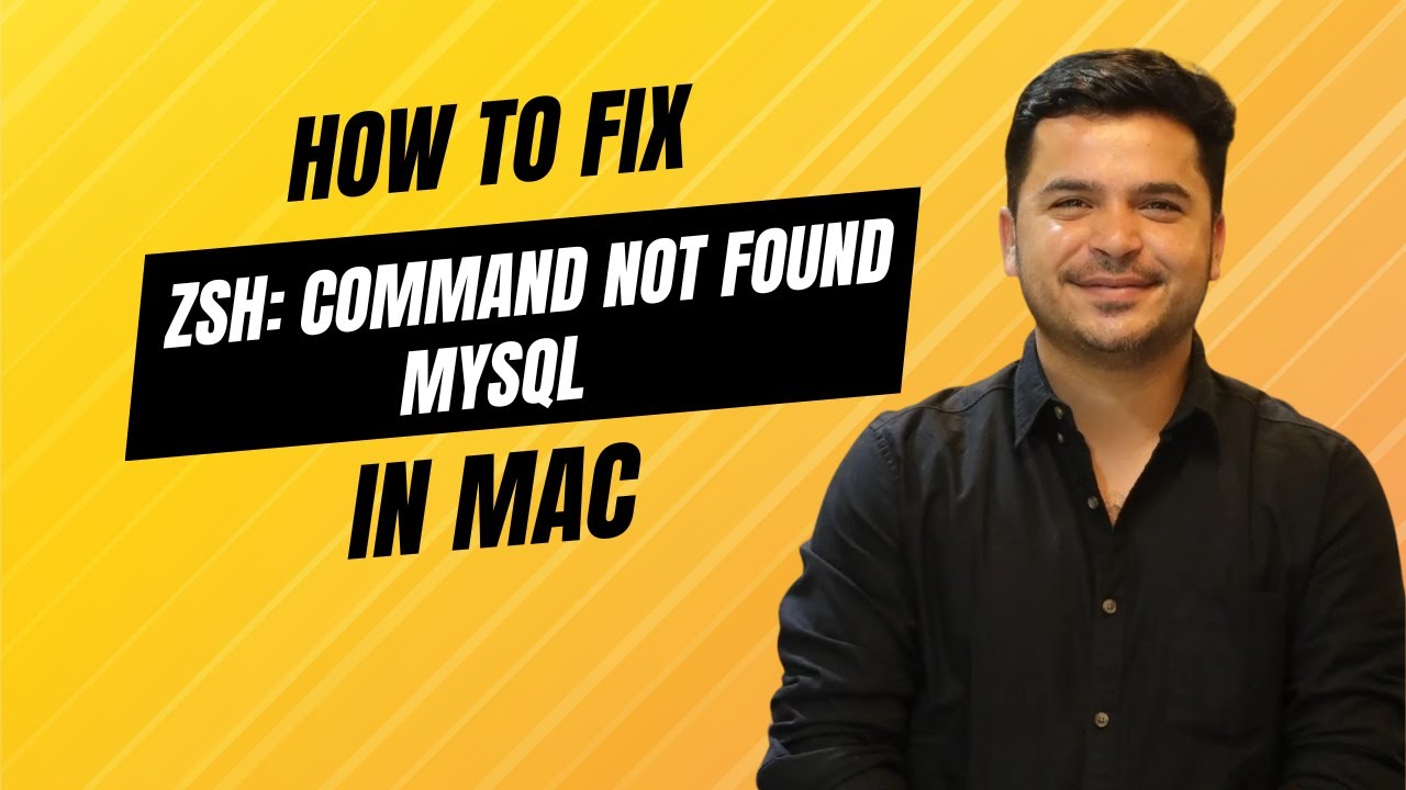 Команда zsh не найдена mysql — исправление предоставлено
