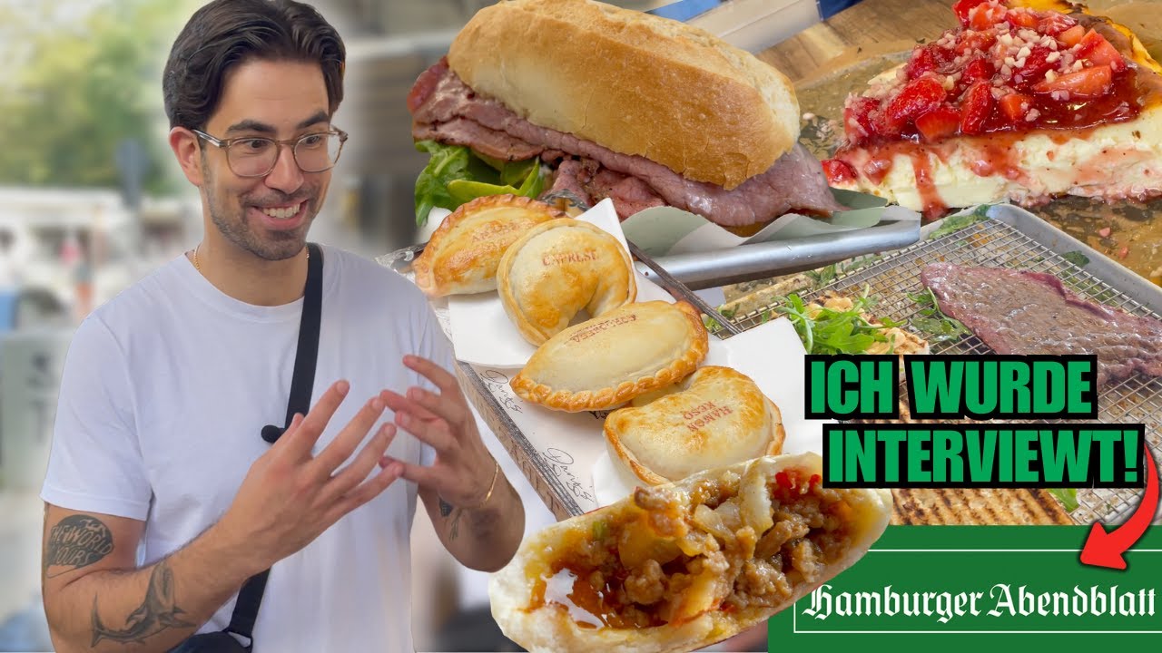 FOODTOUR auf Hamburgs GEHYPTESTEM MARKT! Ich wurde vom ABENDBLATT Interviewt!