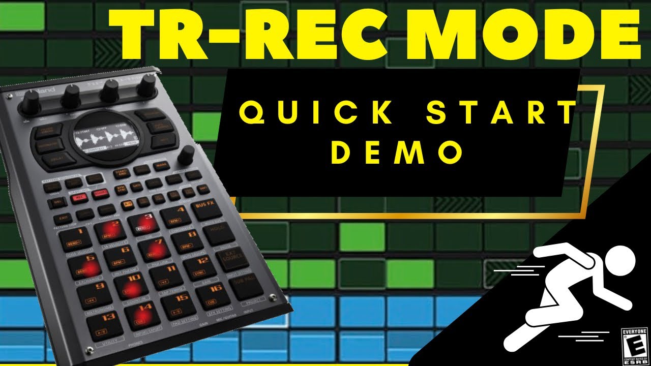 Quick Start Building Block Demonstration Of The TR-REC Mode On The Roland SP-404 MK II