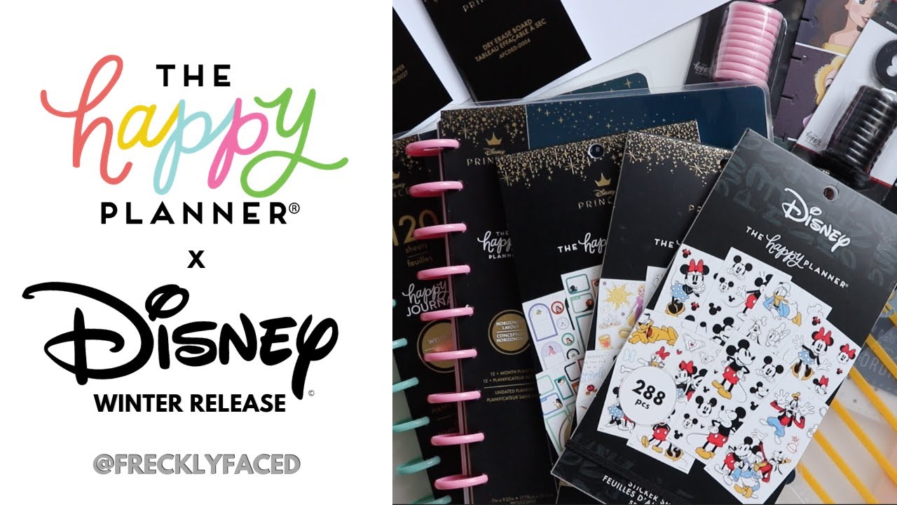 NEW PRODUCTS!!! DISNEY x THE HAPPY PLANNER  WINTER 2020 RELEASE ~ DETAILED FLIP THROUGHS.