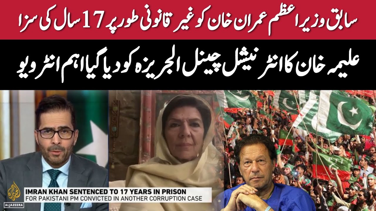 Imran Khan's Sister Aleema Khan Exclusive Talk on Al-Jazeera News