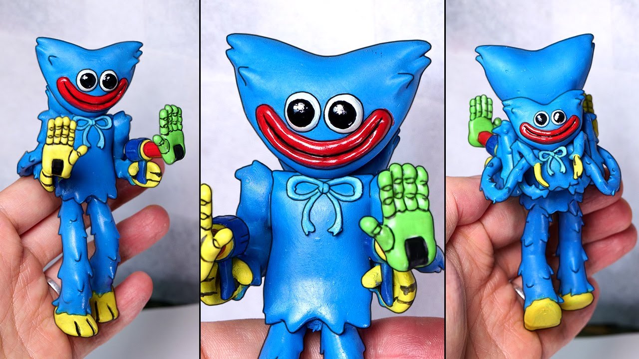 Making Huggy Wuggy Player Skin Sculpture Timelapse [Project: Playtime]
