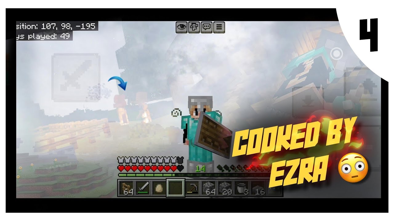 പ്രതികാരം By Ezra 🔥 | Nether Portal & Snow Golem Tower Build | Minecraft EP-4 Malayalam
