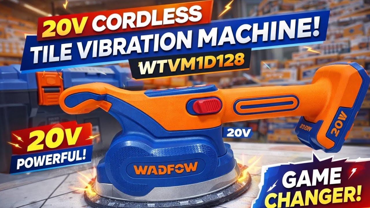 🛠️ Tile বসানো এখন আরও সহজ | 20V Cordless Tile Vibration Machine WTVM1D128