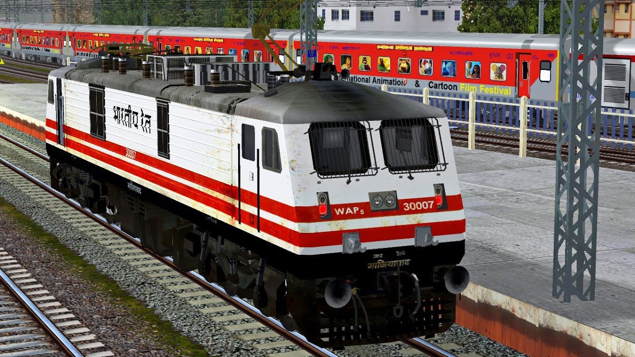 Howrah - New Delhi Rajdhani Express | Indian Railways | MSTS Open Rails Journey Part 1