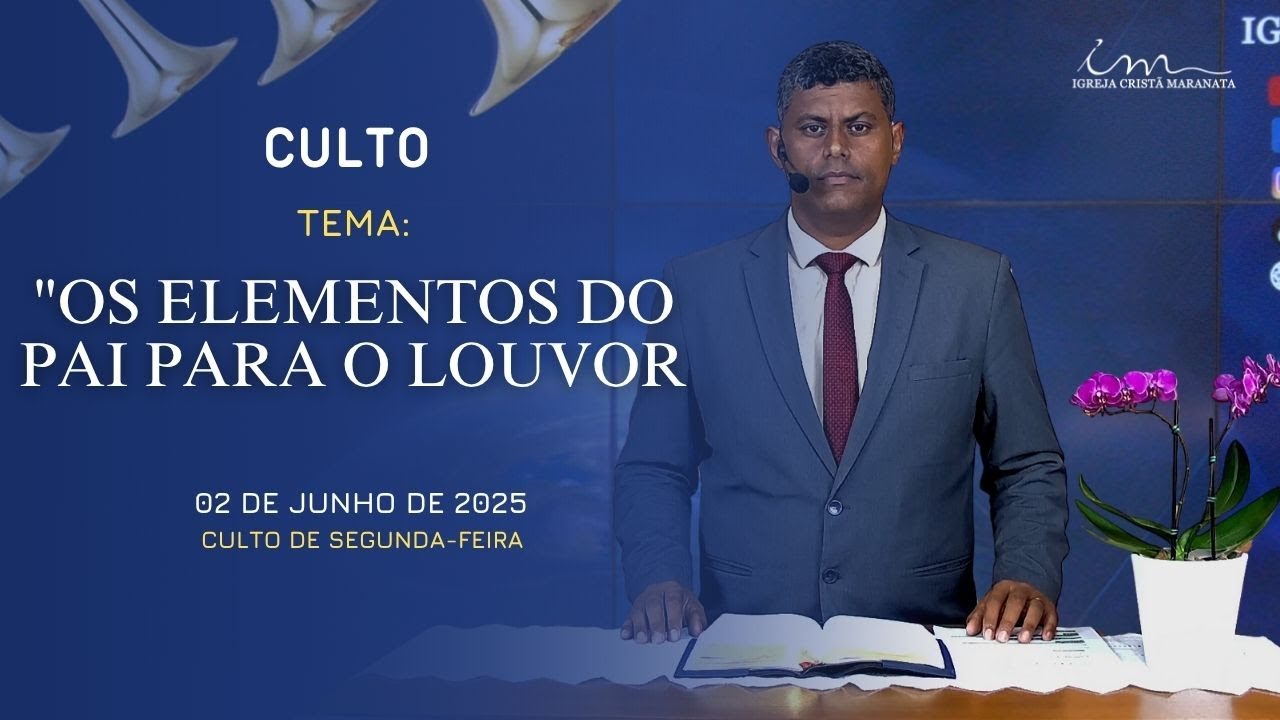 02/06/2025 - [CULTO 20h] - Igreja Cristã Maranata - 