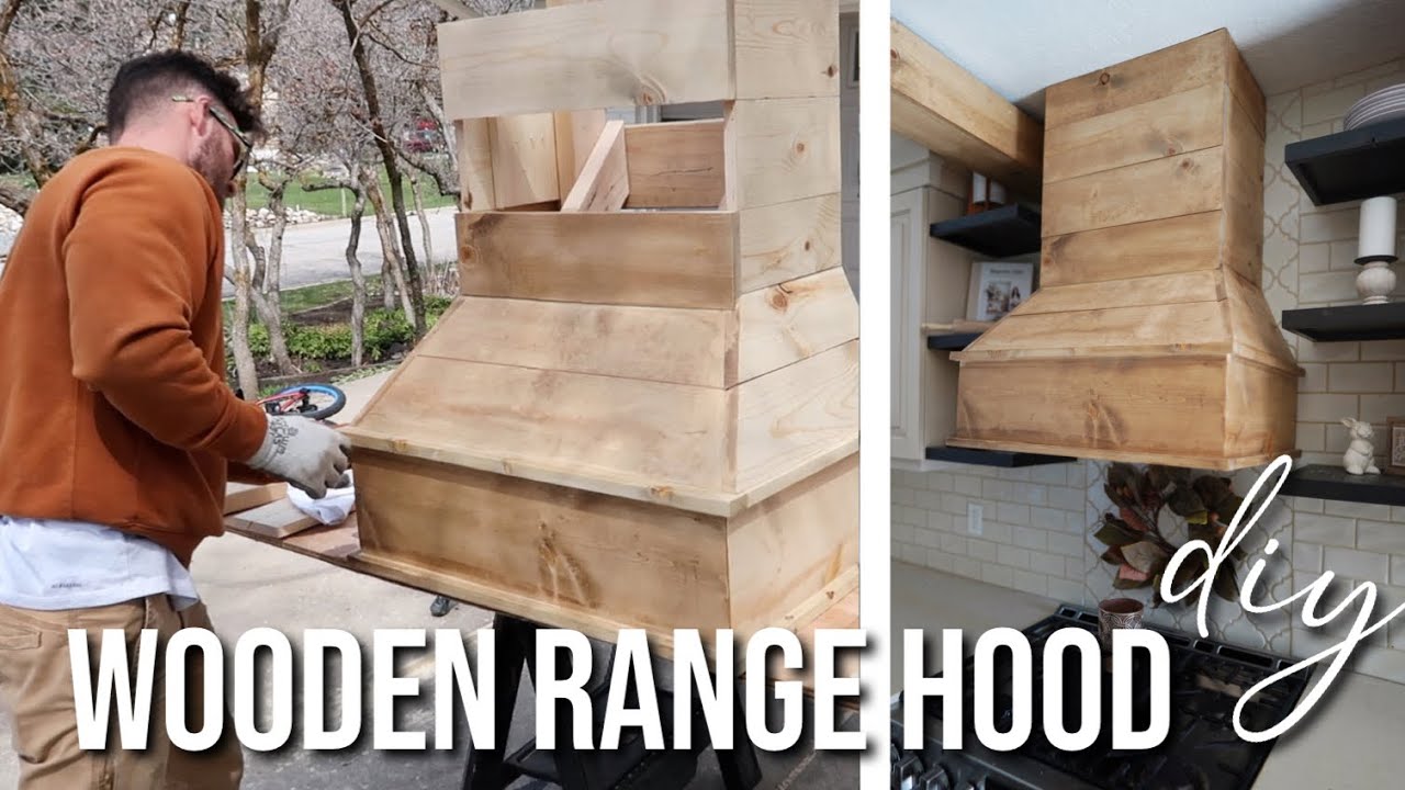 Wooden Farmhouse Range Hood
