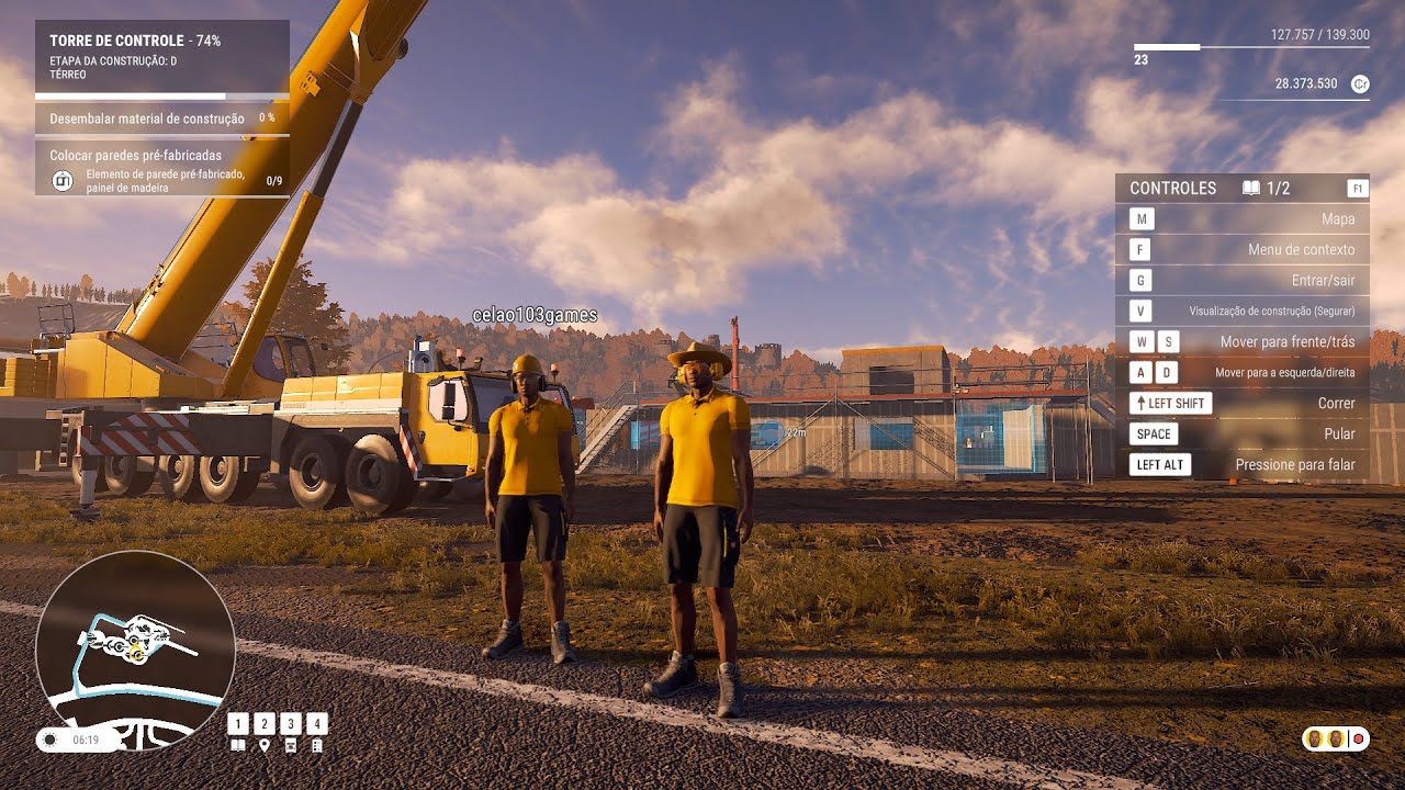 Construction Simulator e Celão103games