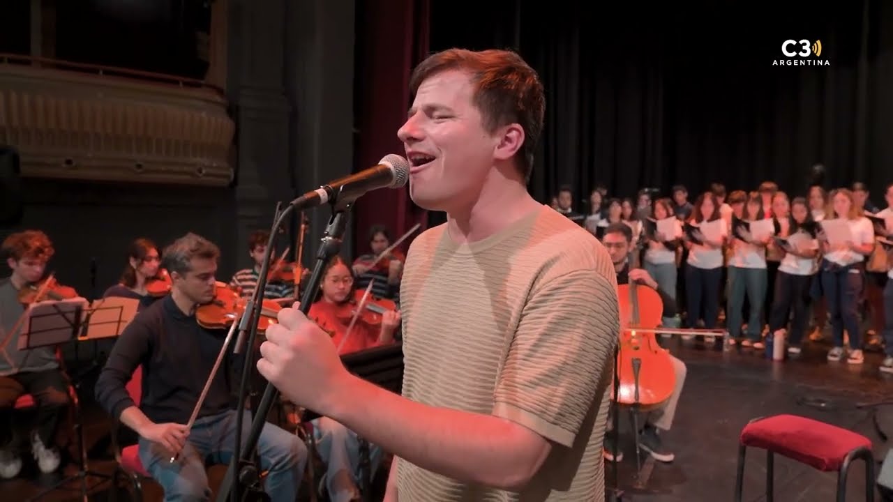 Ensayo de Misa Criolla con Nahuel Pennisi y Coro Zípoli en el Teatro Real | Cadena 3 Argentina