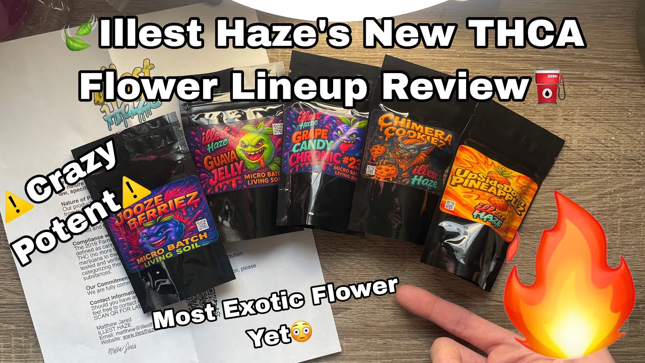 НОВИНКА Illesthaze THCA Flower Drop🔥🍃 Обзор невероятно экзотического цветка THCA🤯 Микропартия Liv...
