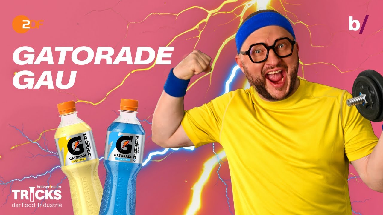 Irre isotonisch: Sebastian zerlegt Gatorade
