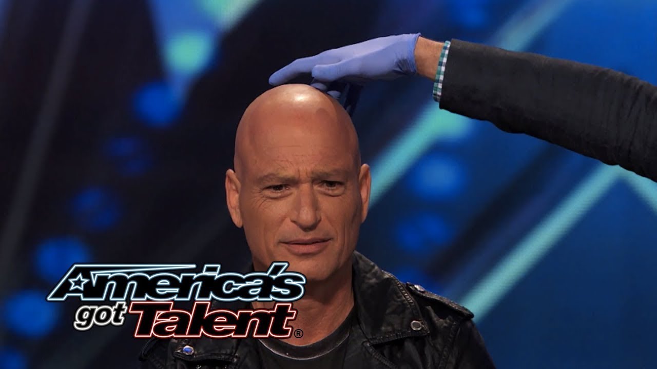 David & Leeman: Howie Mandel Can't Read When Magicians Squeeze His Skull - America's Got Talent