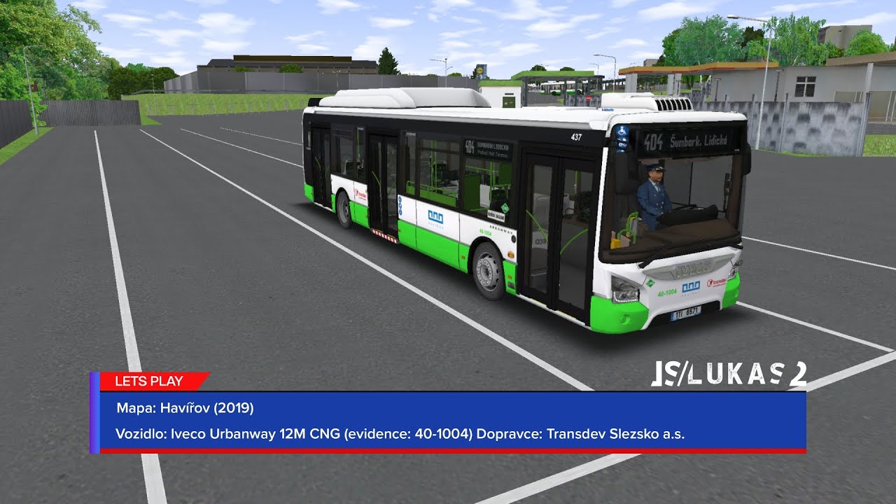 OMSI 2 | Havířov 2019 | Iveco Urbanway 12M CNG  (Evidence: 40-1004) | Transdev Slezsko | Linka 404