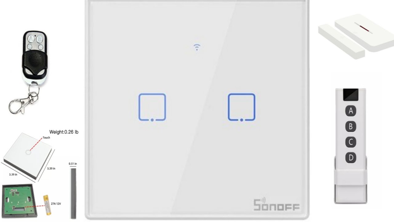 how to pair with the RM433 remote controller sonoff TX2