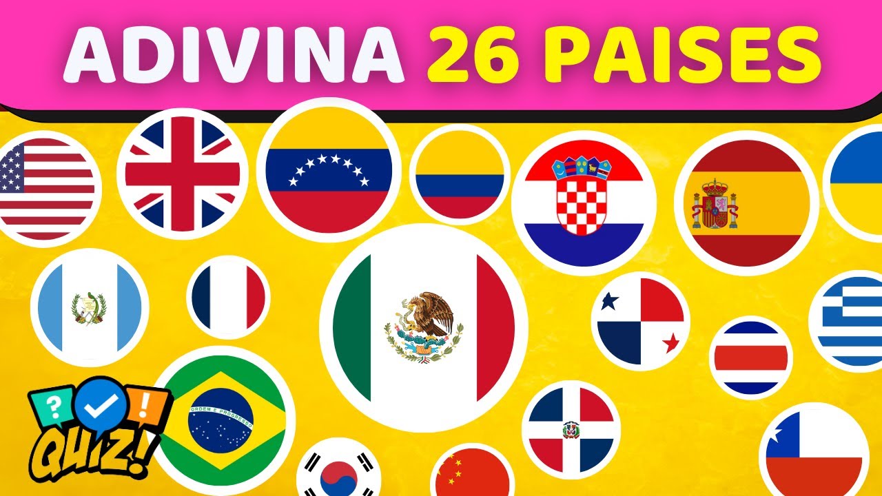 Adivina TODAS las Banderas del Mundo 🌍🧠🤓 | Adivina el Pa&iacute;s | Test Geograf&iacute;a | TrviaQuiz Trivia