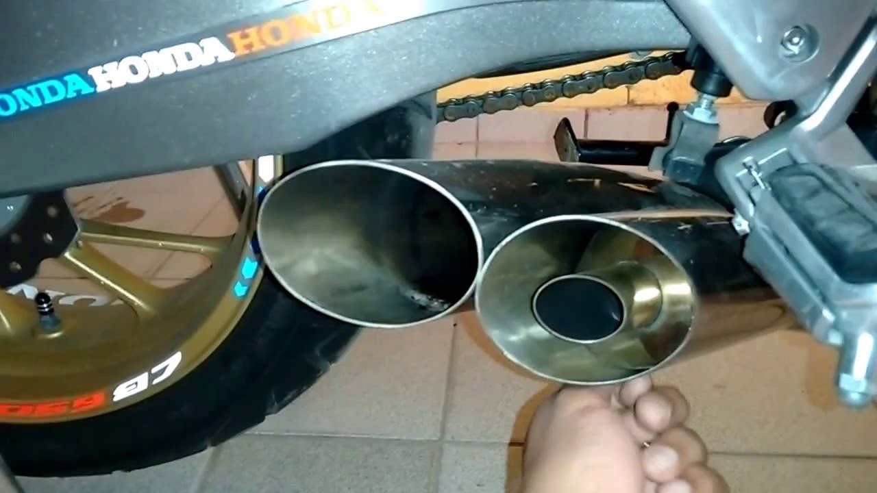Teste escapamento Zang&atilde;o com e sem as flautas