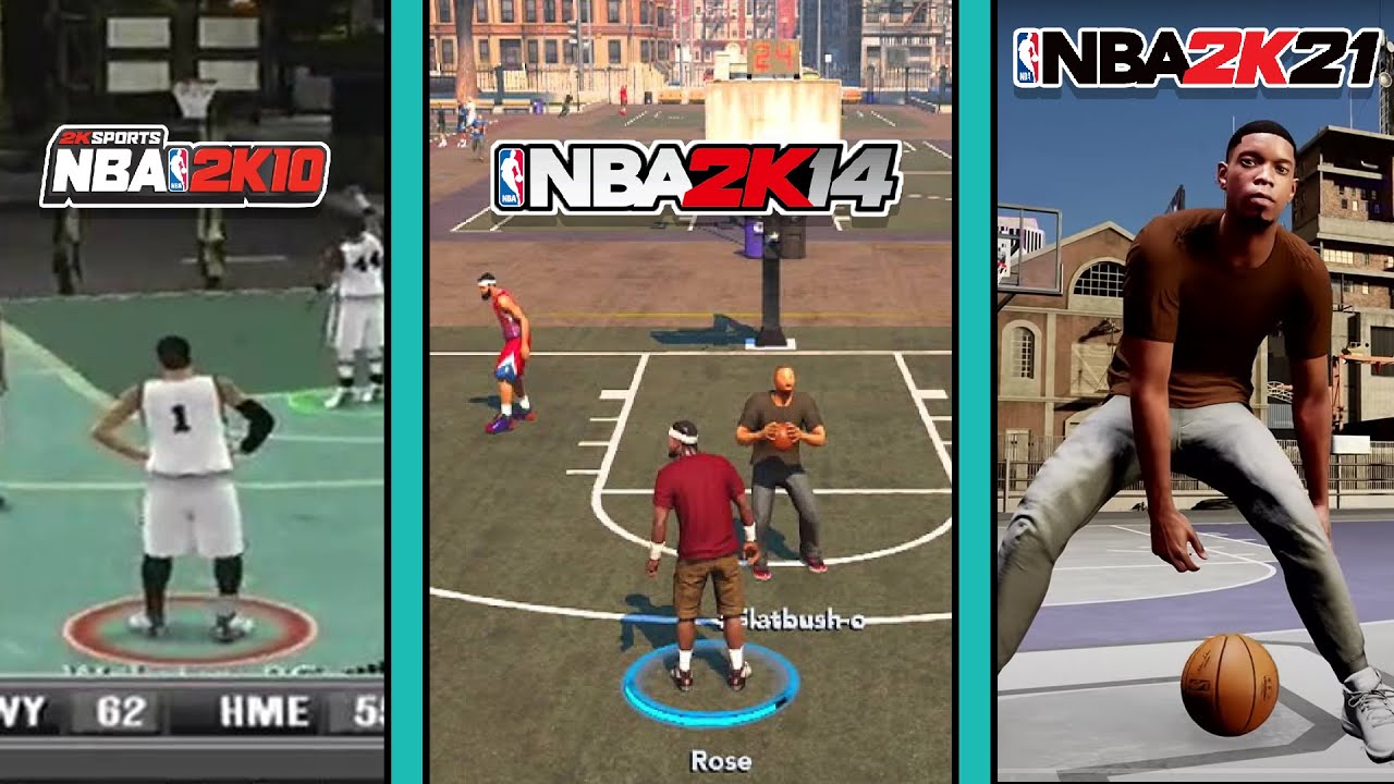 EVOLUTION OF MYPARK (NBA 2K10 - NBA 2K21 PS5/XBOX SERIES X)