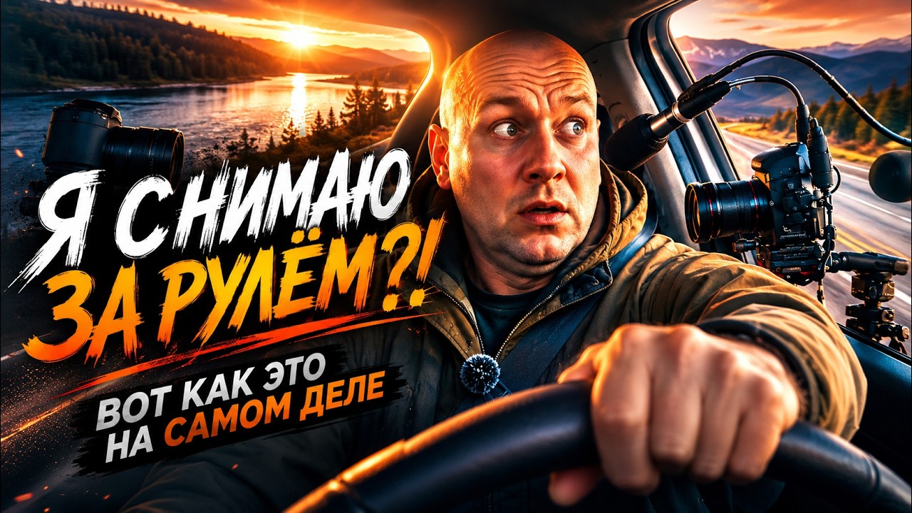Я снимаю за рулём! Вот как это на самом деле + про блогеров попрошаек