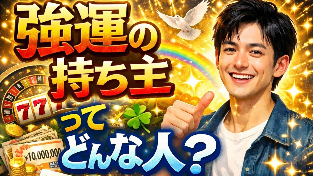 強運の持ち主ってどんな人？