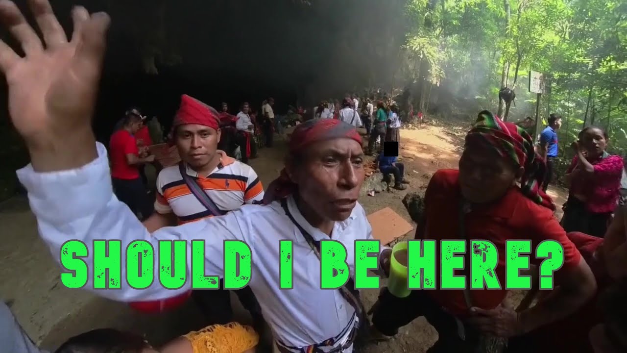 Everybody is Drunk! Year End Tzolk'in Ceremony at Setzol Caves Alta Verapaz, GT