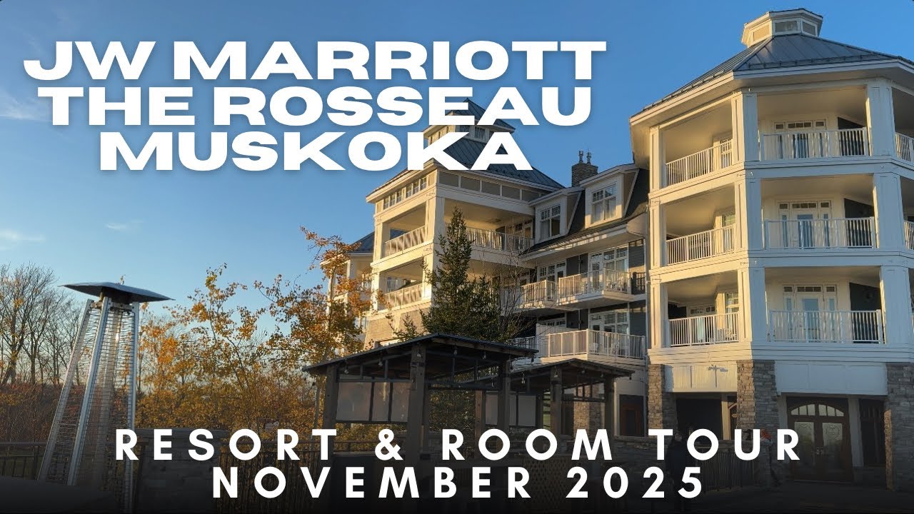 Best Resort in Muskoka?🍁 JW Marriott The Rosseau Muskoka Resort & Spa - Fall 2025 Tour 