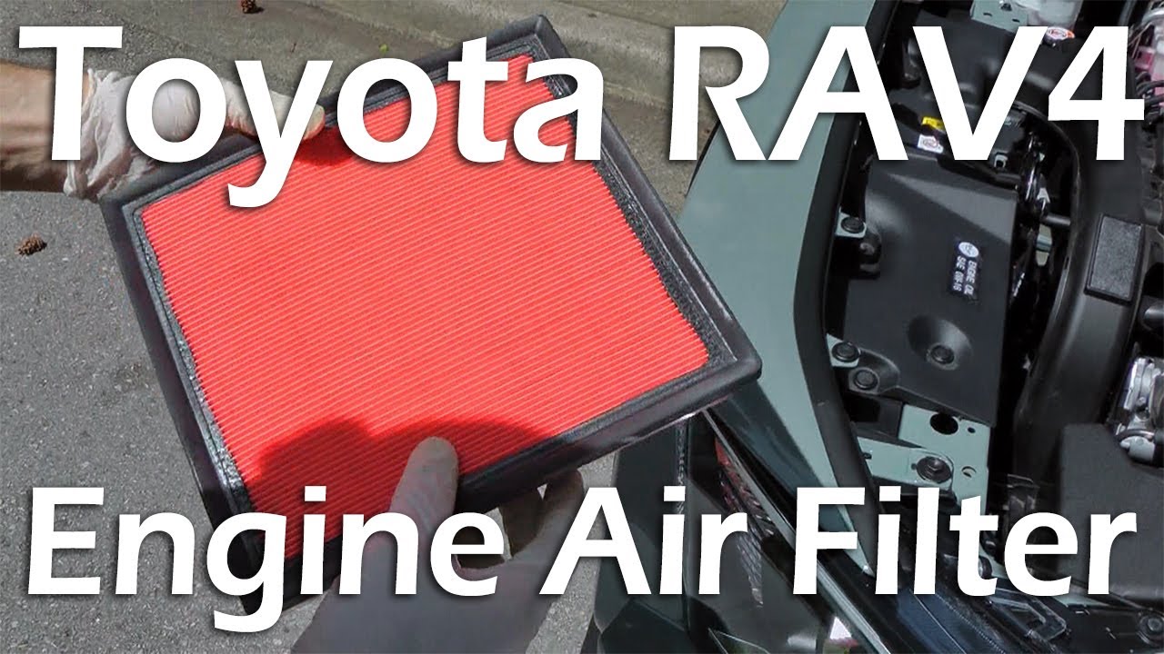 Toyota RAV4 (2019-2025): Engine Air Filter Replacement.