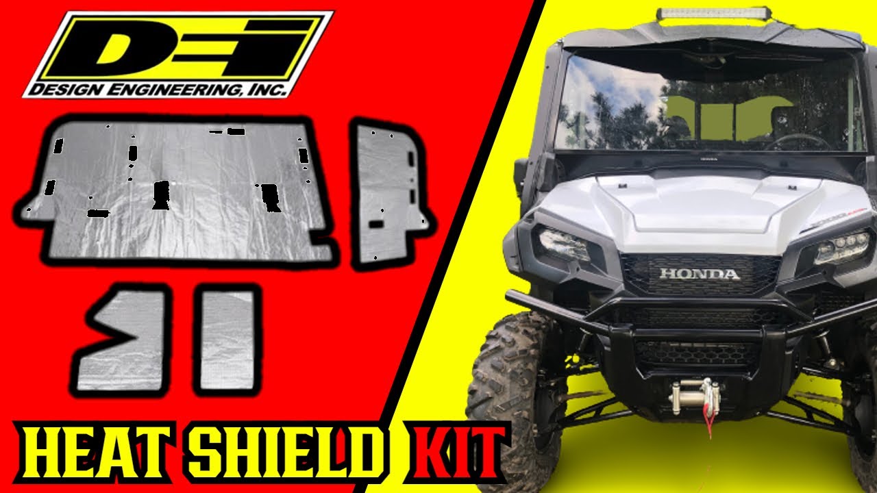 DEI HEAT SHIELD - INSTALL AND REVIEW - 2021 HONDA PIONEER 1000-5 | NO MORE HOT CAB ISSUE | UTV/SXS