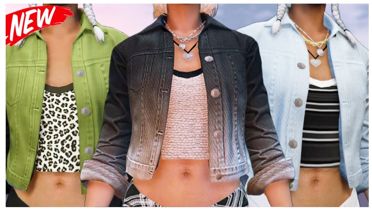 GTA5 | How To Get Rare Crop Tops With Jackets | No Transfer 😍